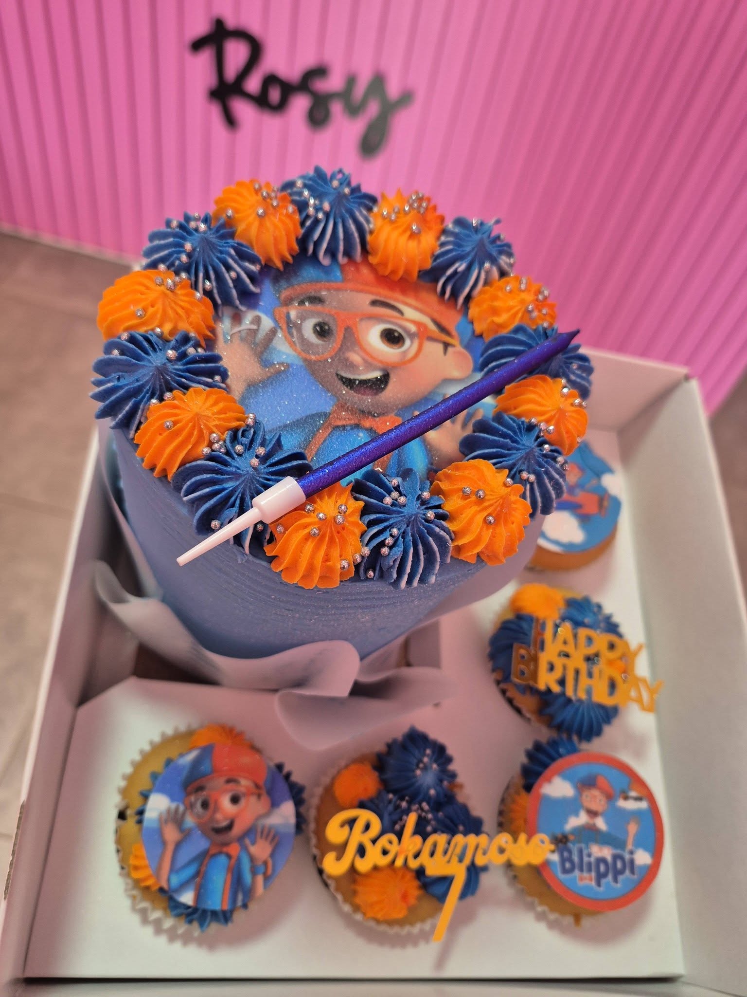Blippi Birthday Cake by Rosy's Cakes and Events